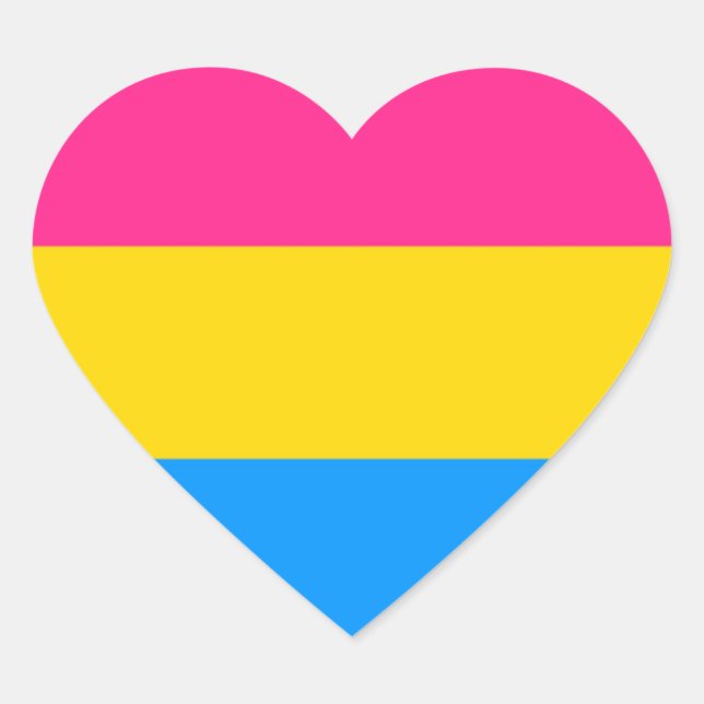 Autocolantes do Orgulho Pansexual (Frente)