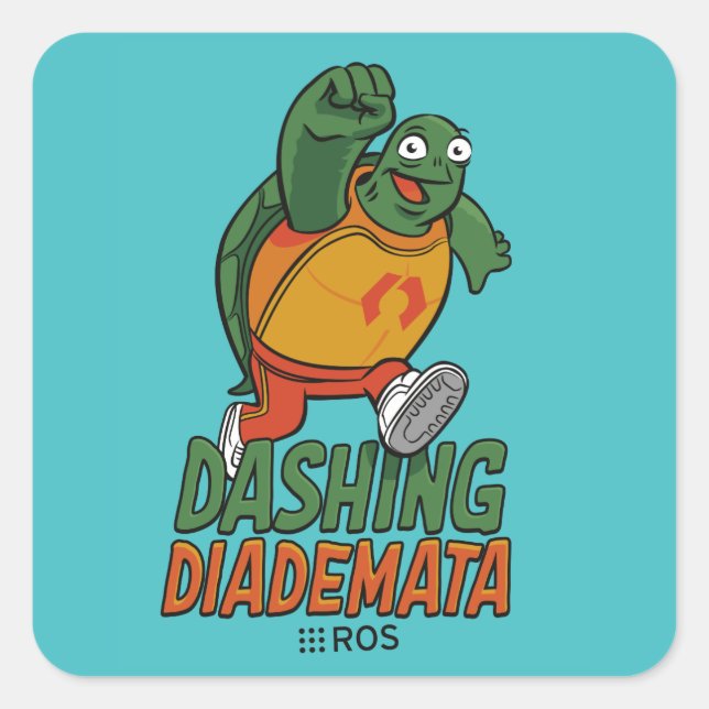 Autocolantes do ROS Dashing Diademata (Frente)