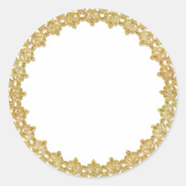 Autocolantes Dourados personalizáveis