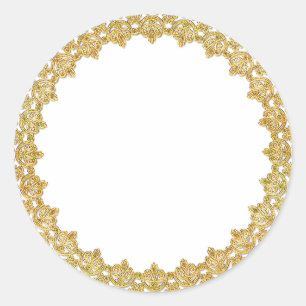 Autocolantes Dourados personalizáveis