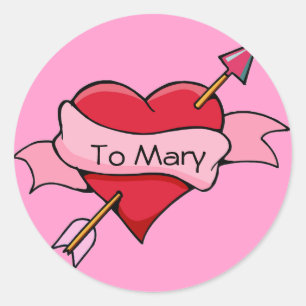 Autocolantes e palitos de seta personalizáveis