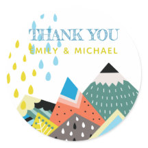 Autocolantes escandinavos de arte popular - Favore