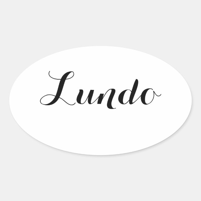 Autocolantes Esperanto Semanais - Lundo (Segunda-f (Frente)
