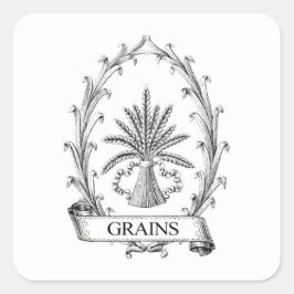 Autocolantes europeus do "Velho Mundo" - Trigo/Grã