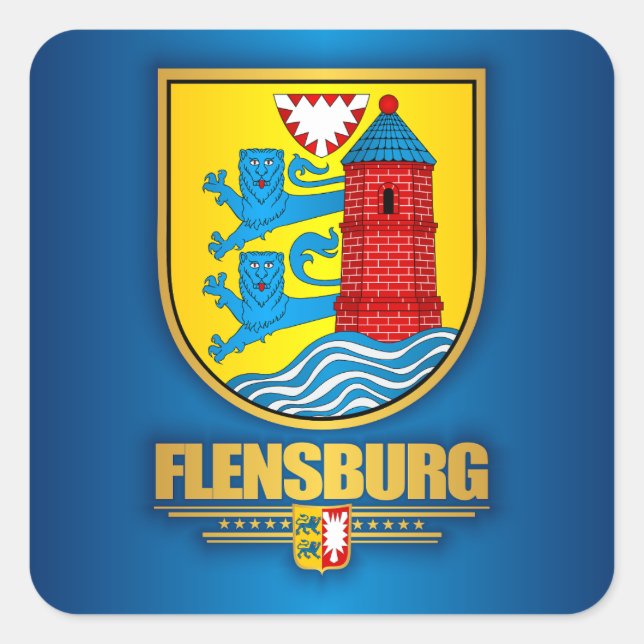 Autocolantes "Flensburg" (Frente)