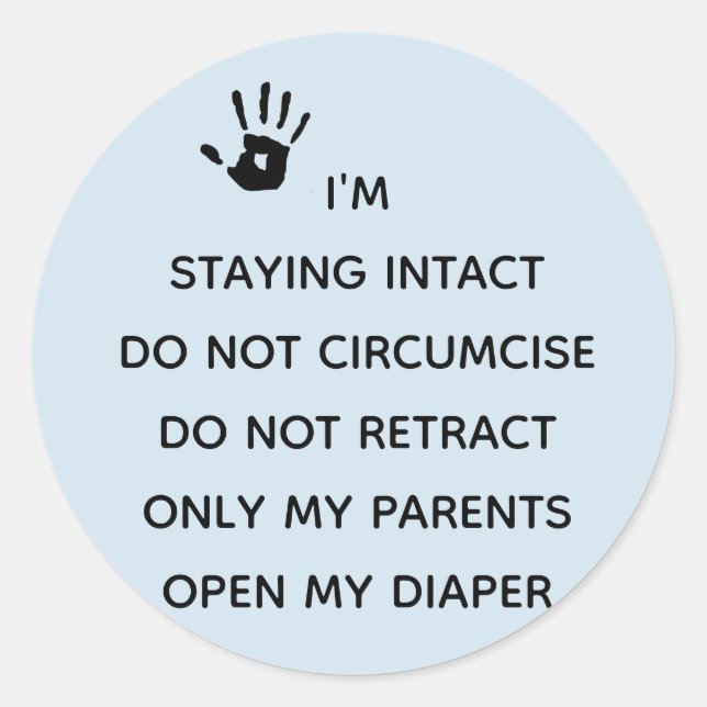 Autocolantes intactos do hospital (Frente)