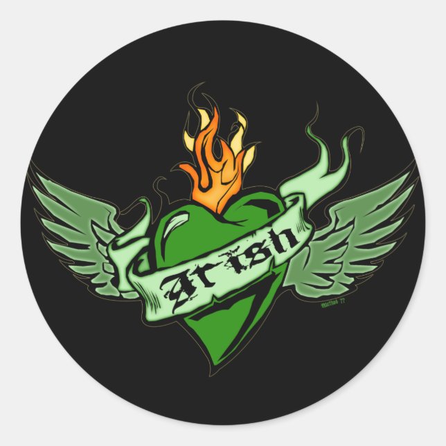 Autocolantes irlandeses (Frente)