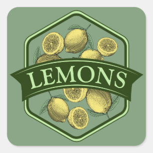 Autocolantes LEMONS - Personalizáveis