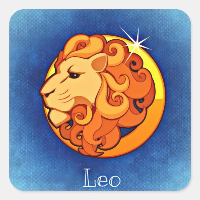autocolantes leo zodiac (Frente)
