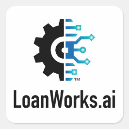 Autocolantes LoanWorks.ai - Quadrado