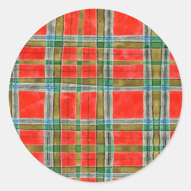 Autocolantes MAC BAIN TARTAN (Frente)