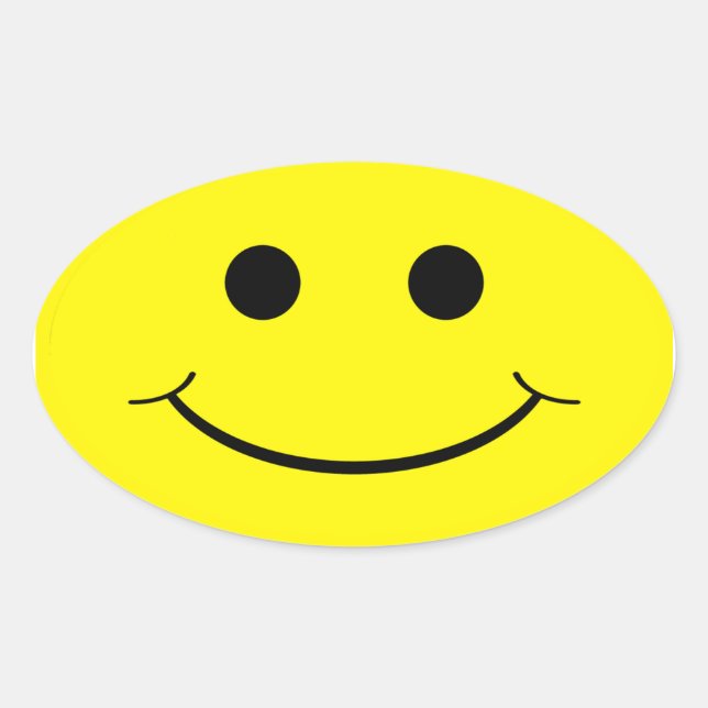 Autocolantes Oval Amarelos (Frente)