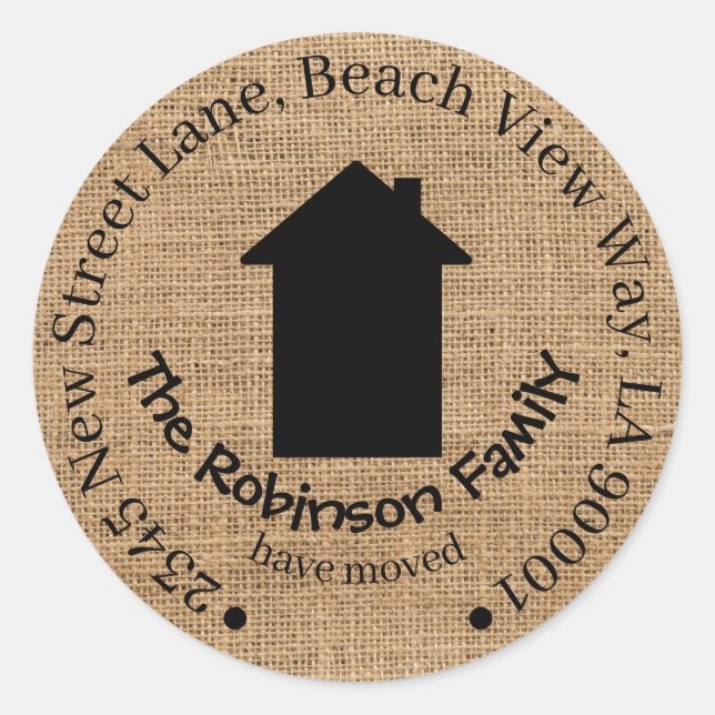 Autocolantes para casas pequenas/grandes (Frente)