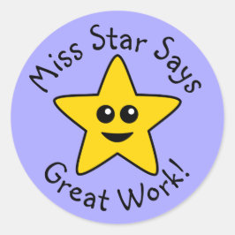 Autocolantes para Excelente de estrelas amarelas f