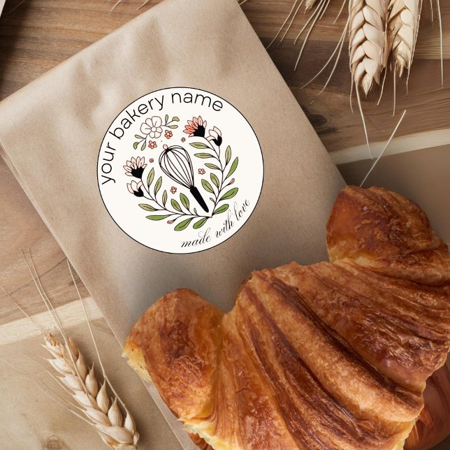 Autocolantes para produtos de pastelaria (Criador carregado)