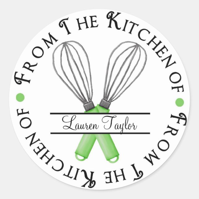 Autocolantes personalizados de cozinha de uísque (Frente)