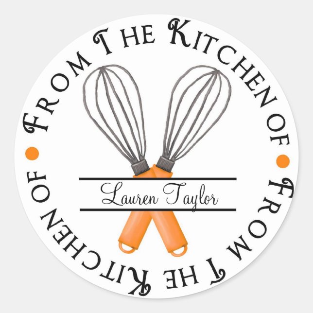 Autocolantes personalizados de cozinha de uísque (Frente)