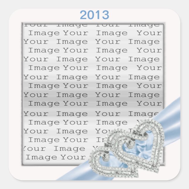 Autocolantes Personalizados De Fita Azul De Gelo (Frente)