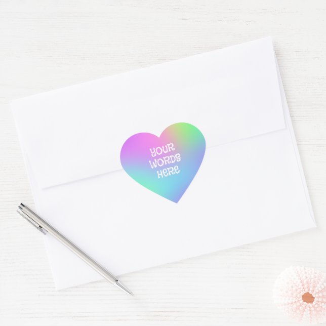 Autocolantes Personalizados do Arco-Íris (Envelope)