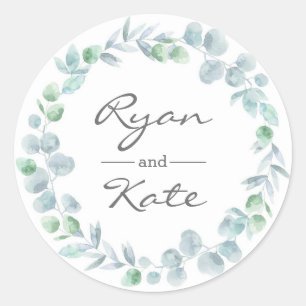 Autocolantes personalizados do Jardim Eucalyptus