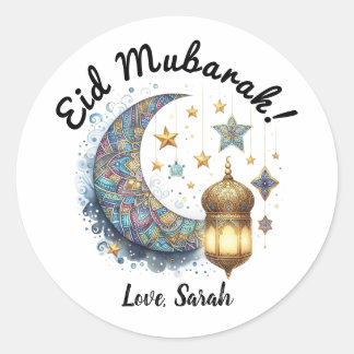 Autocolantes personalizados Eid Mubarak