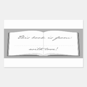 Autocolantes personalizados (Este Livro É De)