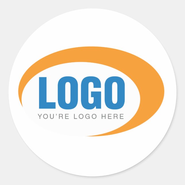 Autocolantes personalizados para logotipos comerci (Frente)