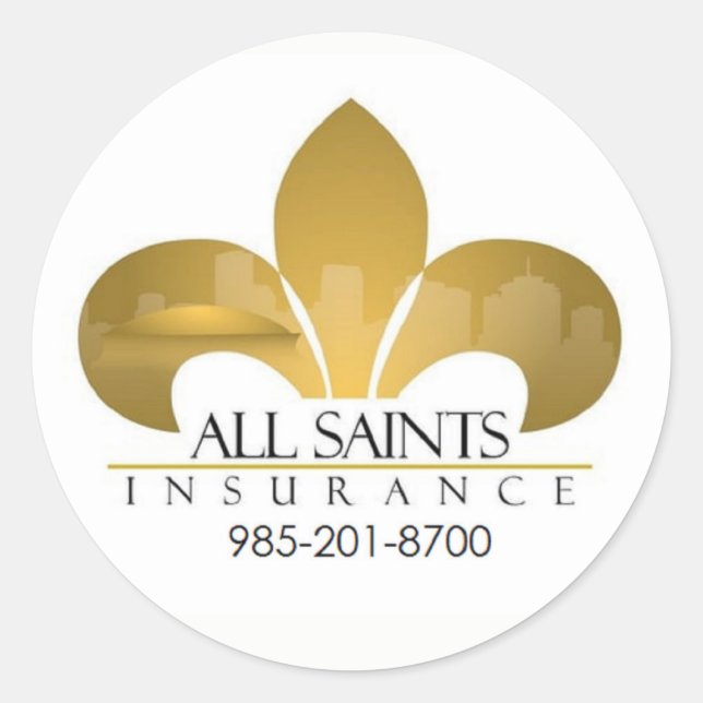 Autocolantes personalizados para logotipos comerci (Frente)