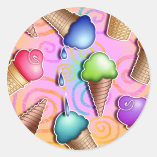Autocolantes - Pop Art SORVETE CONES
