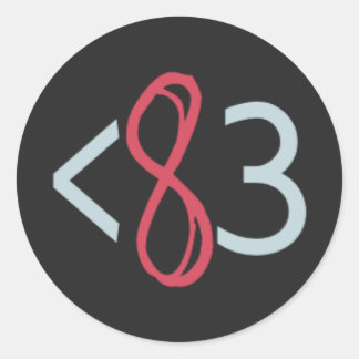 Autocolantes (Preto) - Folha de 20