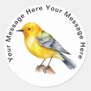 Autocolantes prothonotary Warbler
