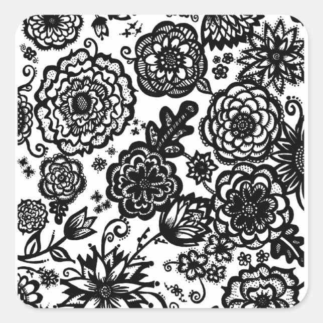 Autocolantes quadrados dotloucos (Frente)