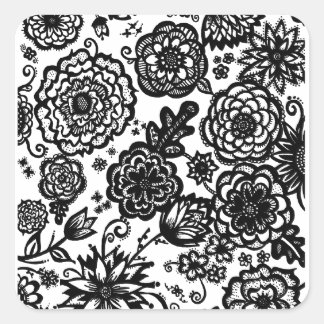 Autocolantes quadrados dotloucos