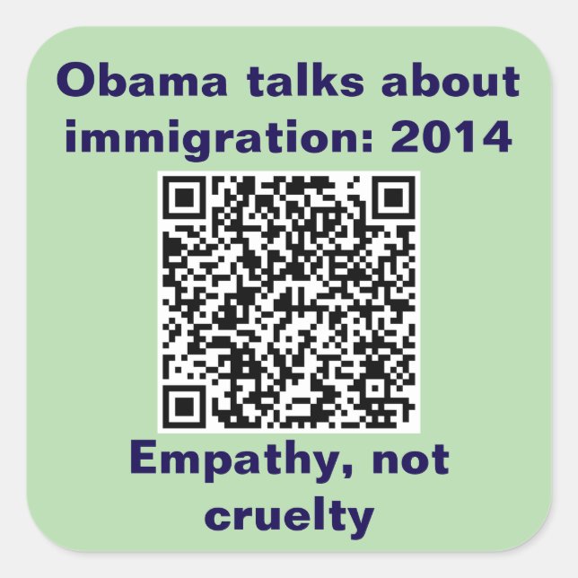 Autocolantes quadrados, folha de seis adesivos de  (Frente)