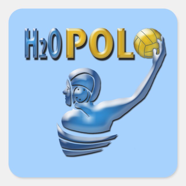 Autocolantes quadrados H20 (Frente)