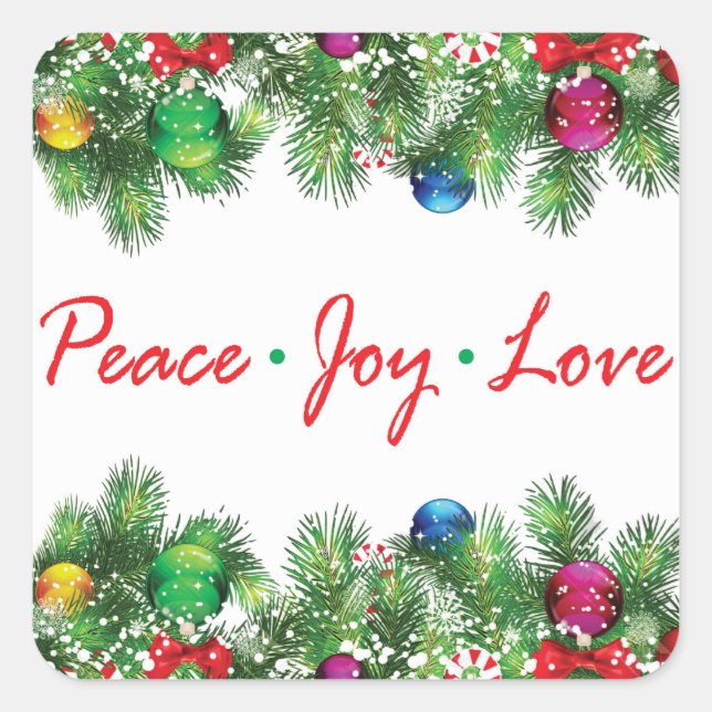 Autocolantes quadrados, Matte, Pequeno, 1½ polegad (Frente)