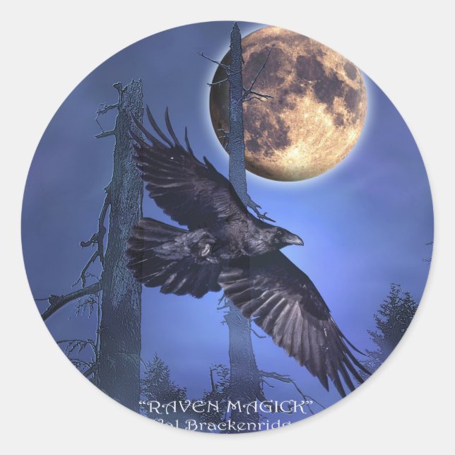 Autocolantes "RAVEN MAGICK" (Frente)