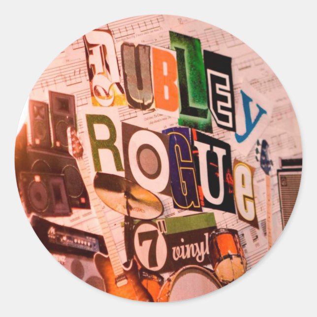 Autocolantes redondos - Personalizados (Frente)