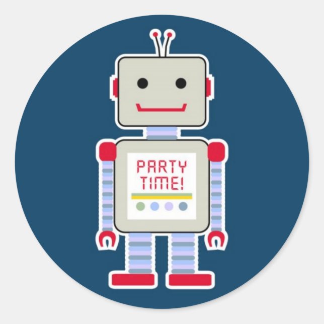 Autocolantes robôs (Frente)