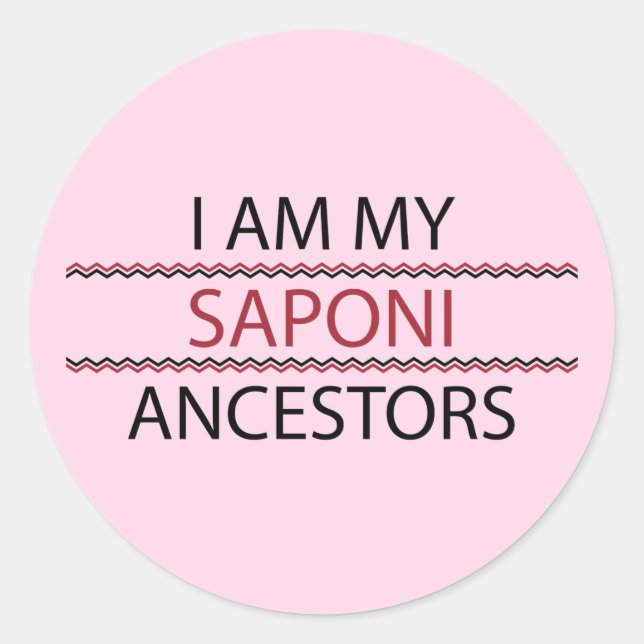Autocolantes Saponi (redondos) (Frente)