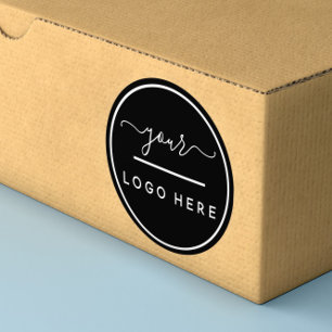 Autocolantes simples de logotipo comercial persona