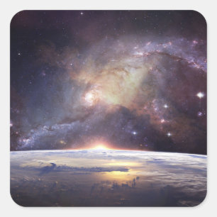 autocolantes terrestres e espaciais