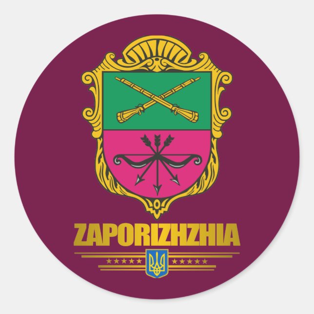 Autocolantes "Zaporizhia (Zaporozhye)" (Frente)