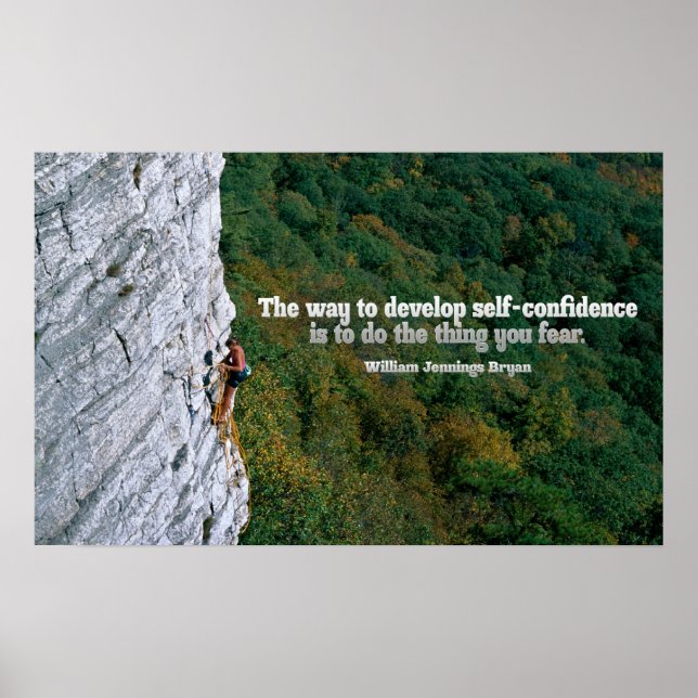 Autoconfiança Impressão de Poster para Inspiração (Frente)