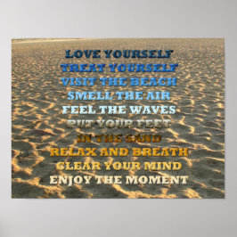 Autoestima em cuidar de si mesmo Poster de citação