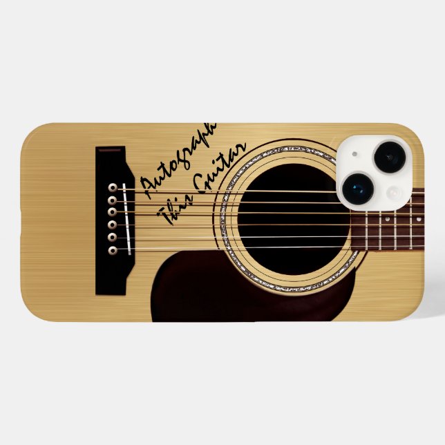 Autografo Personalizado do Violão Acústico (Verso (horizontal))