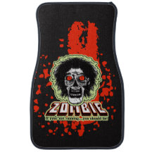 Tapete de Solo de Carro com Rosto de Zumbi – Decor