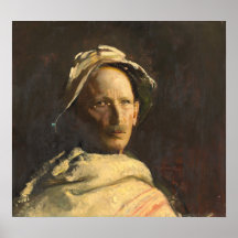 Autorretrato - Abbott Thayer Fine Art Poster