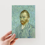 Autorretrato | Cartão postal Vincent Van Gogh<br><div class="desc">Autorretrato (1889) do artista poste-impressionista holandês Vincent Van Gogh. Van Gogh frequentemente se usou como modelo para praticar pintura artística. Este foi o último de seus muitos autorretratos,  pintados apenas meses antes de sua morte. Use as ferramentas de design para adicionar texto personalizado ou personalizar a imagem.</div>