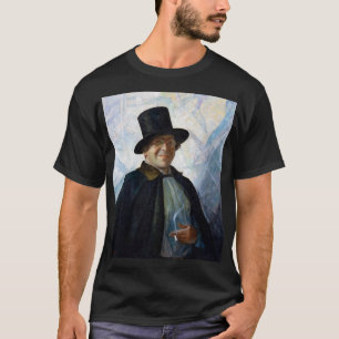 Autorretrato em Top Hat e Cabo por N. C. Wyeth